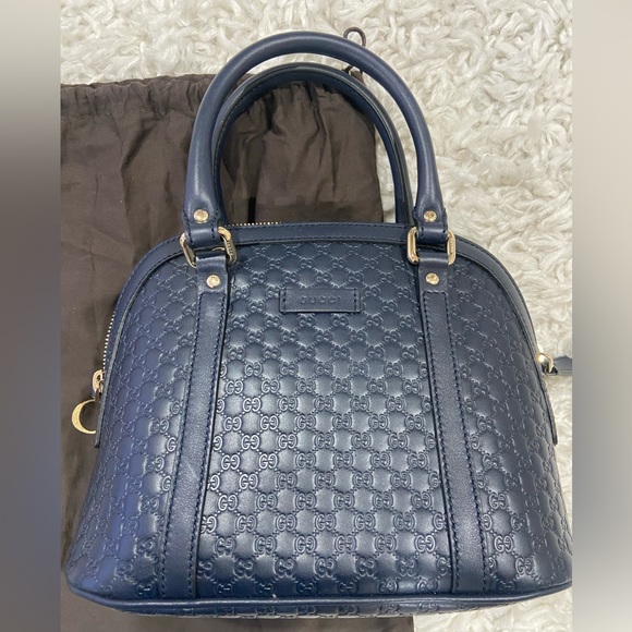 New Gucci Mini Microguccissima Dome Handbag - Picture 10 of 12